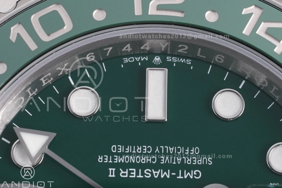 Durable 884 V3 126729 Edition Green VTNR II SS DD Bracelet GMT-Master Sprite 1:1 Oyster VSF 904L On Dial Best 0708